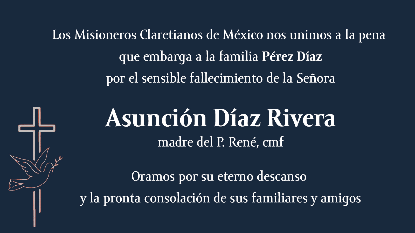 CONDOLENCIAS